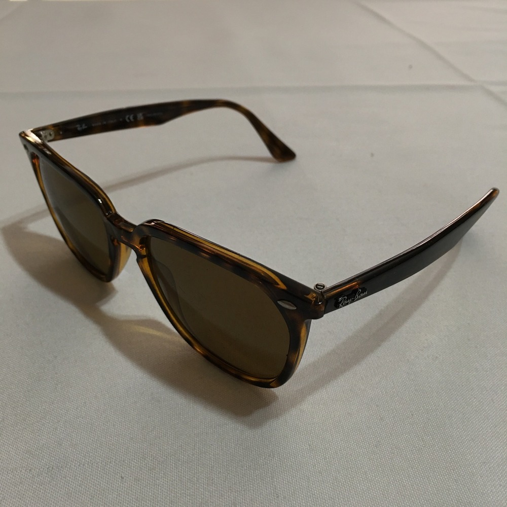 Ray-Ban 4362 Sunglasses 710/83 Havana Polar Brown Polarized Italy
